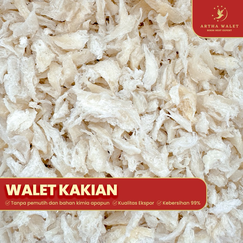 

Sarang Burung Walet Kakian 1gr - Yanwo / Bird Nest / 燕角 燕窝