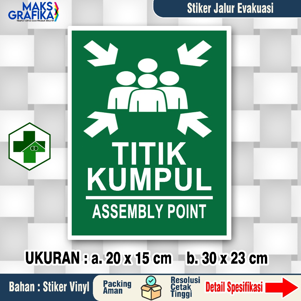 

STIKER TITIK KUMPUL TERSEDIA 2 UKURAN