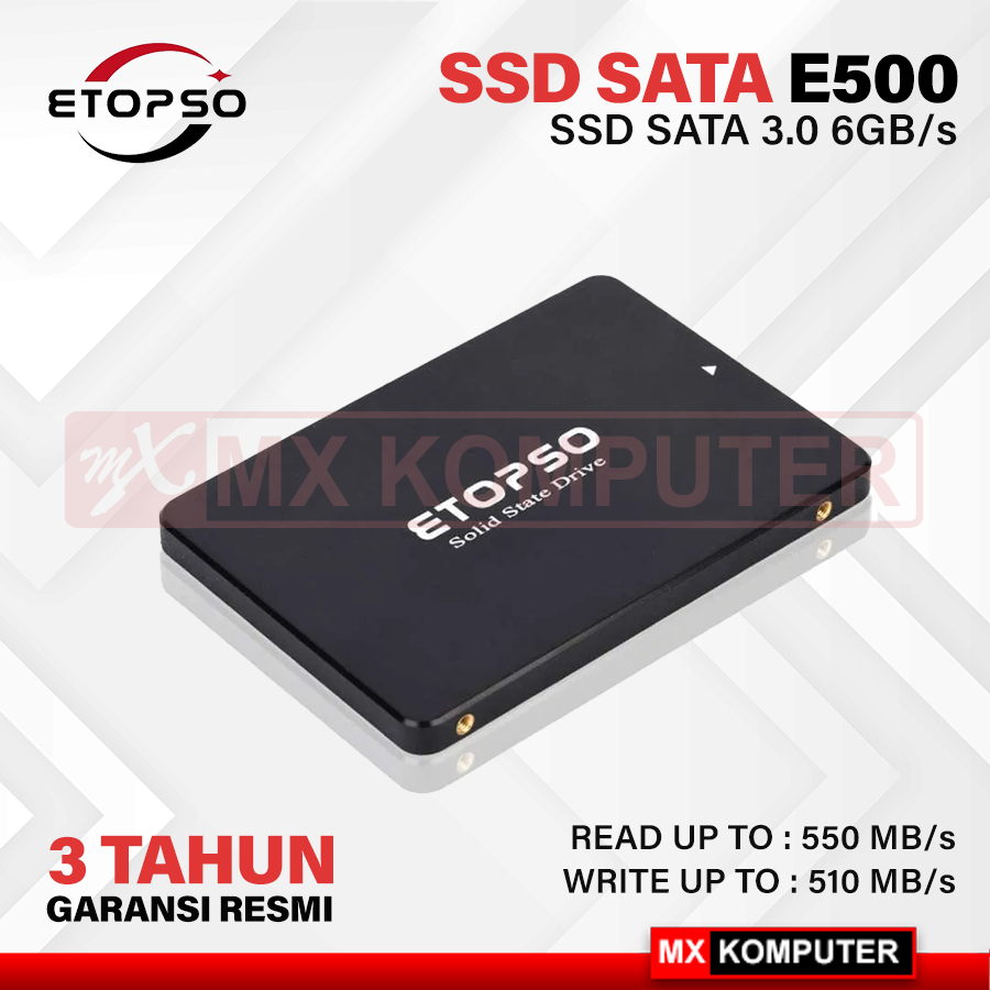 SSD Etopso 128GB 256GB 512GB 1TB SSD SATA III 2.5"
