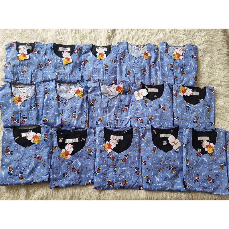 PIYAMA NIQTA MOTIF MICKEY TERBARU / PIYAMA ANAK / PIYAMA DEWASA / PIYAMA COUPLE