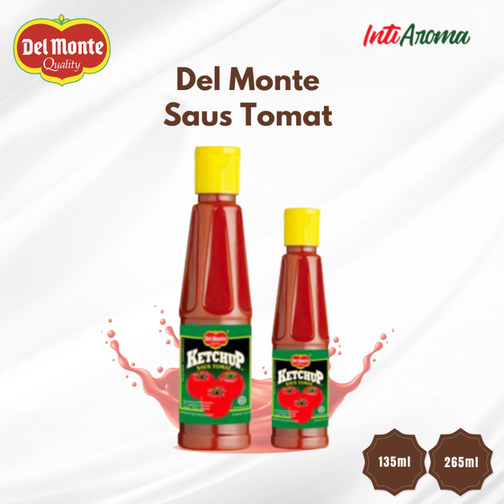 

Del monte saus tomat 135ml / 265ml