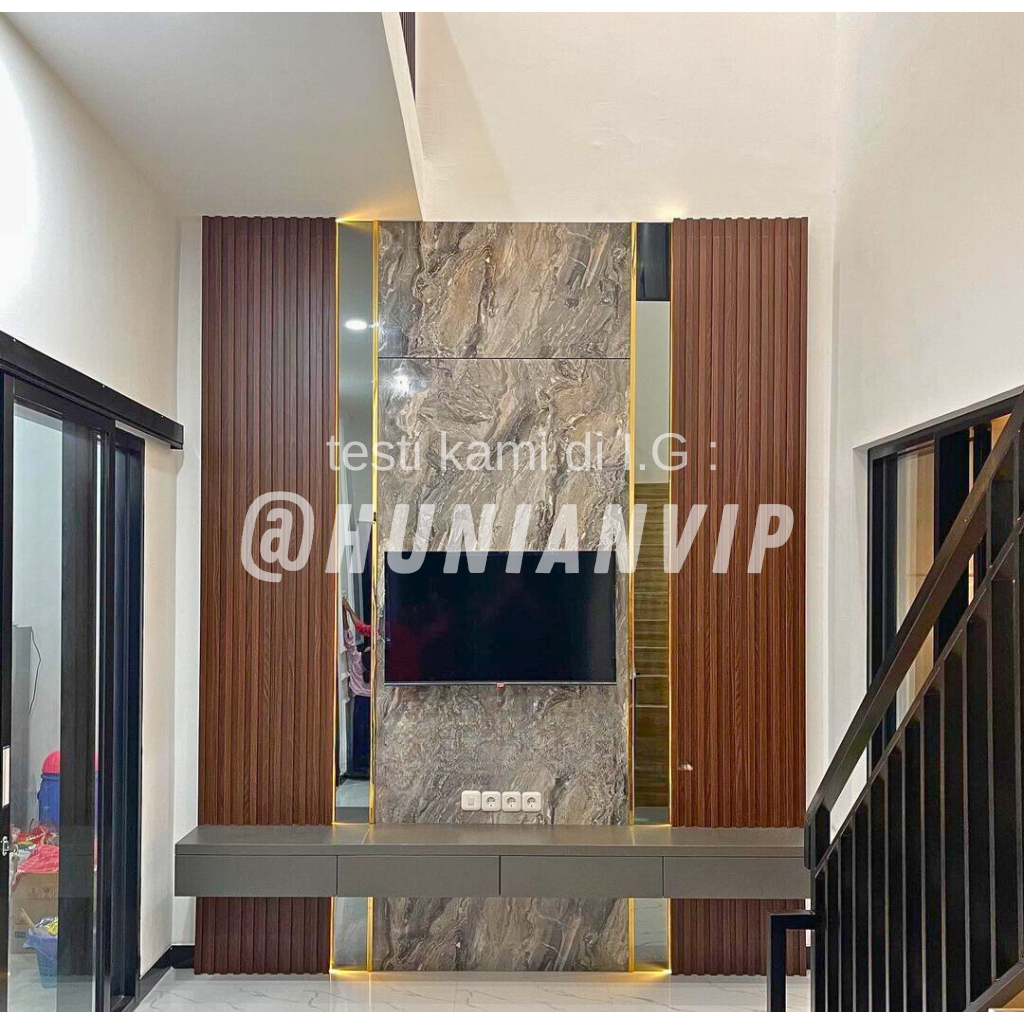 Backdrop TV Custom minimlais / Kabinet TV