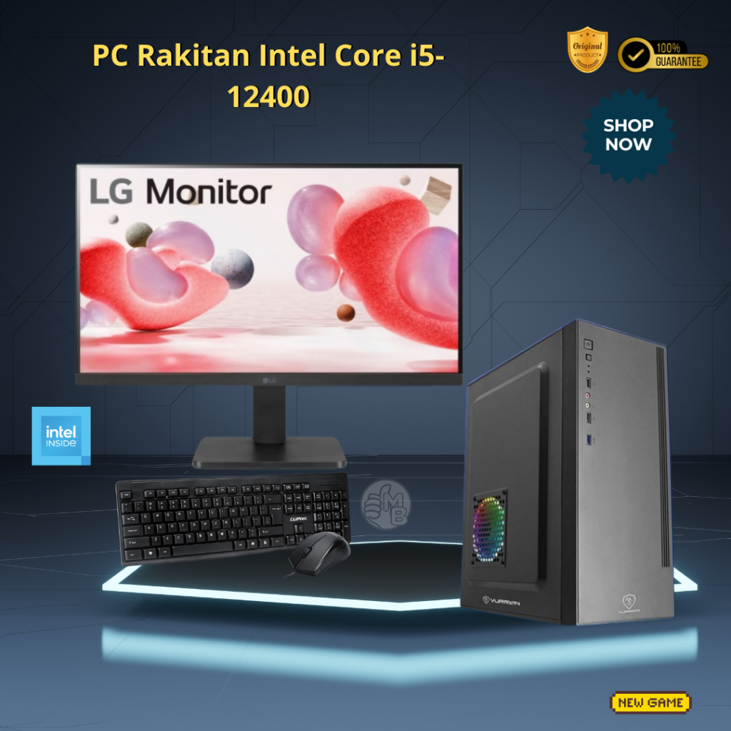 PC Rakitan Office Admin Intel Core i5 Gen 12 Fullset