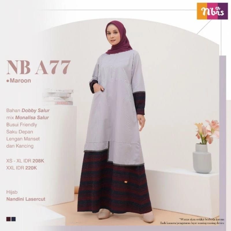 NB A77 Gamis Nibras