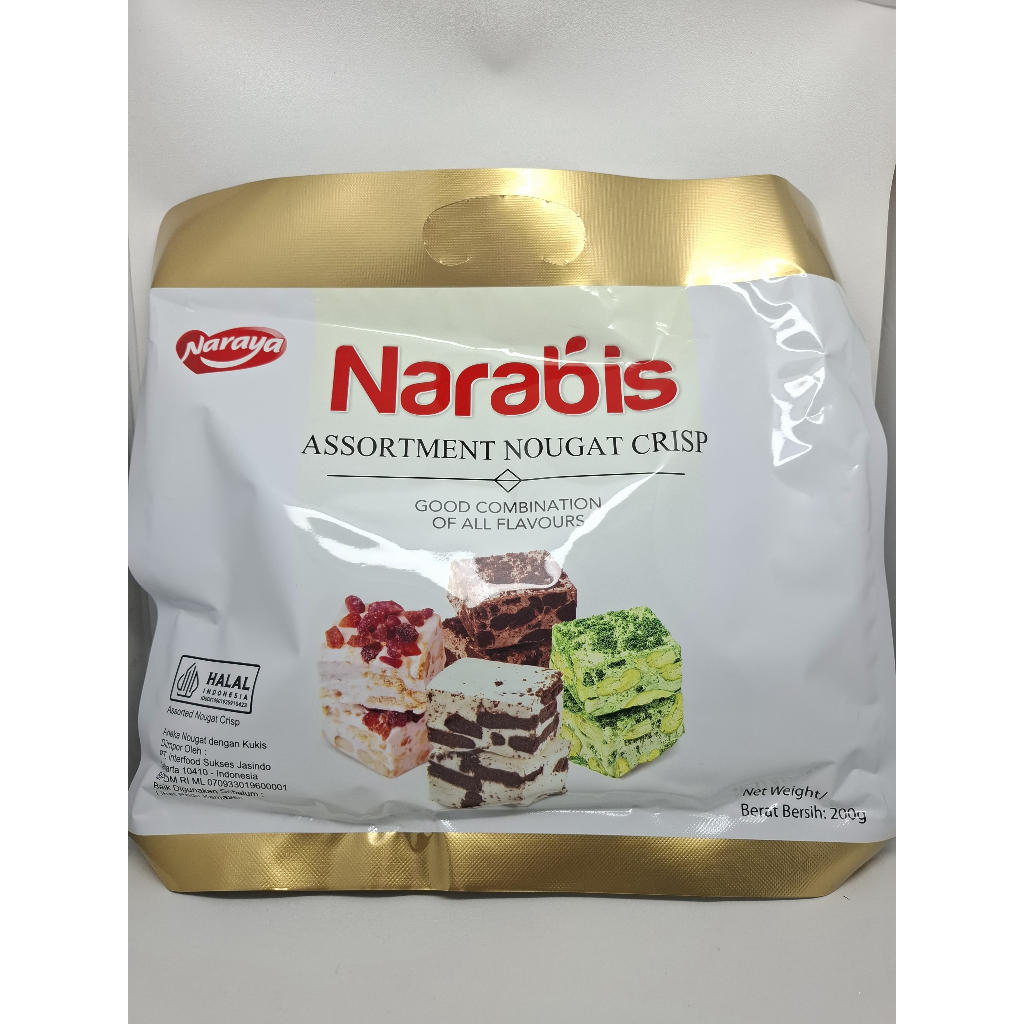 

Naraya / Narabis Assortment Nougat Crisp 200gr (Ukuran Besar)