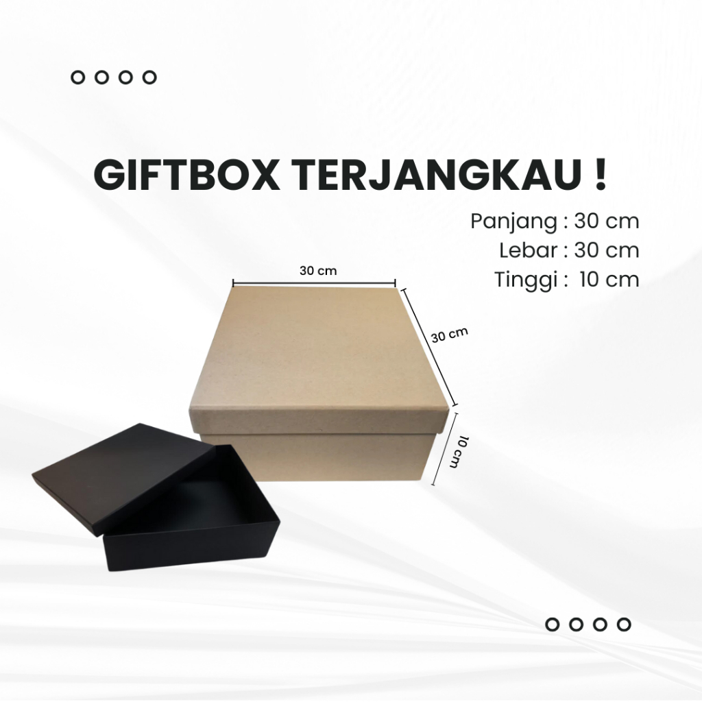 

GIFT BOX - HARD BOX Hamper Ukuran 30 x 30 x 10 CM