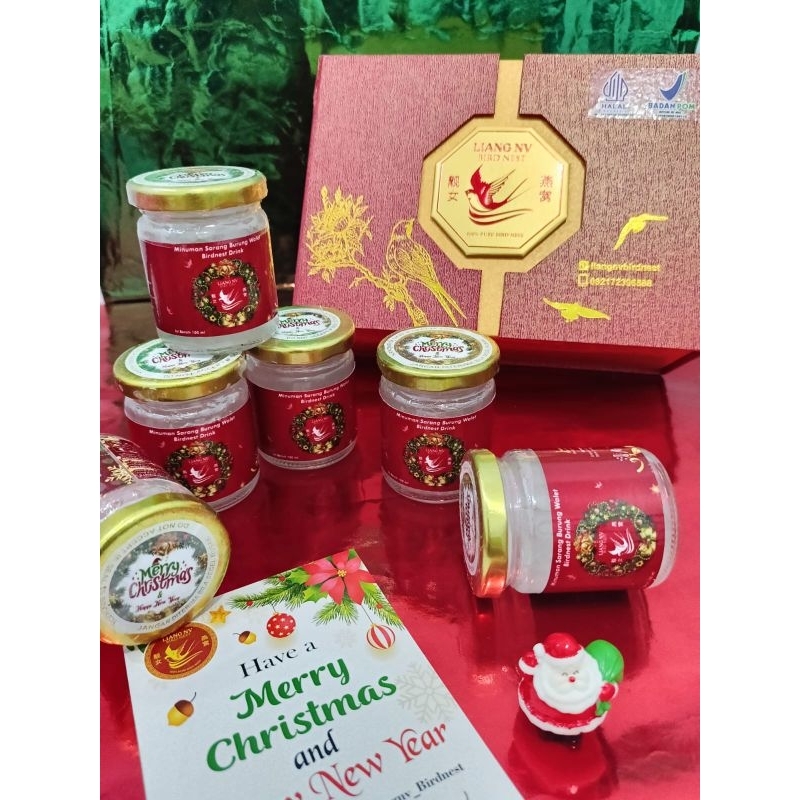 

Hampers Natal / MINUMAN SARANG BURUNG WALET ASLI HAMPERS PREMIUM GIFT ISI 6BOTOL @100ML
