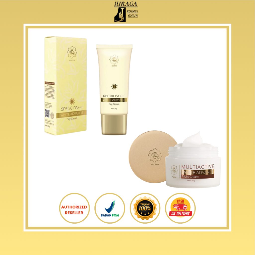 VIVA Queen White Advance Cream Siang & Malam