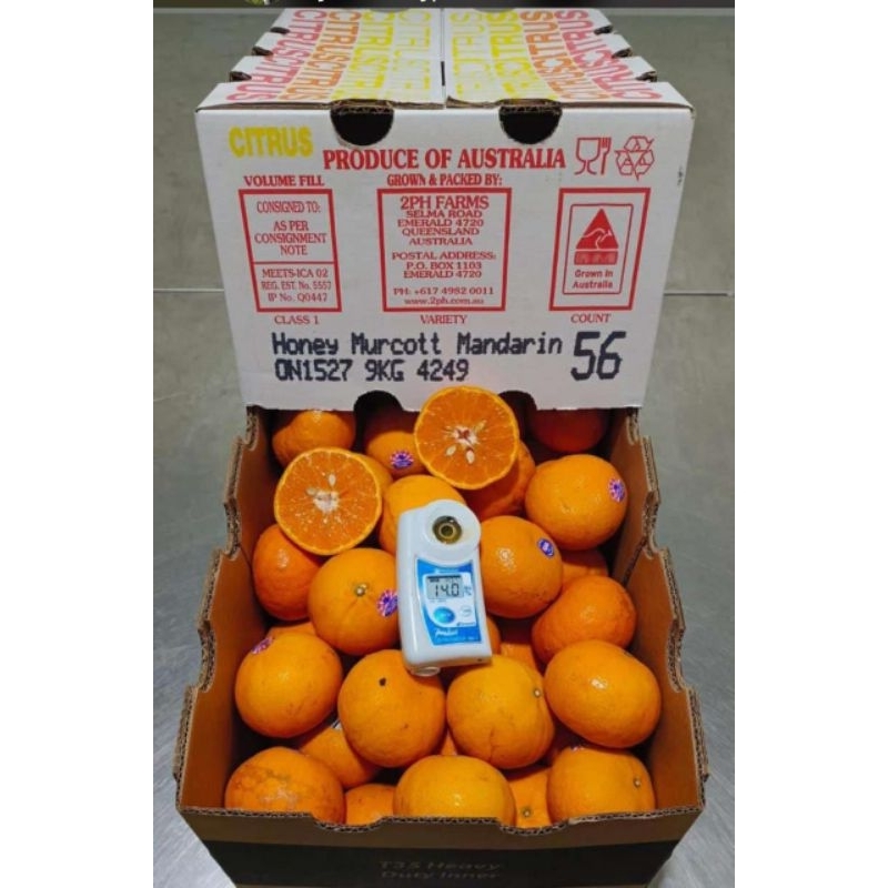 

jeruk honey murcot mandarin aust 2 ph size 56/kg