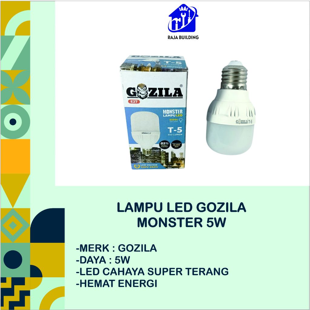 LAMPU LED GOZILA LAMPU MONSTER/Lampu LED murah GOZILA monster/ LAMPU LED MURAH