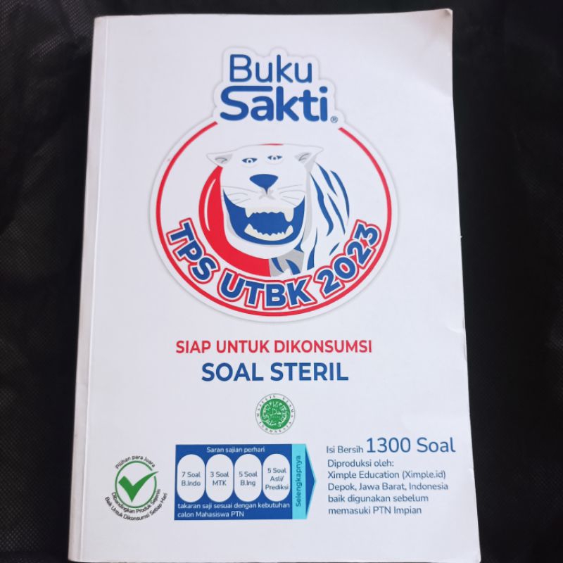 Buku Sakti TPS UTBK 2023 Soal Steril Susu Macan (buku bekas original)