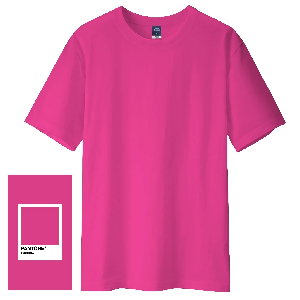 Kaos Polos Super Soft Premium Combed - Fuchsia