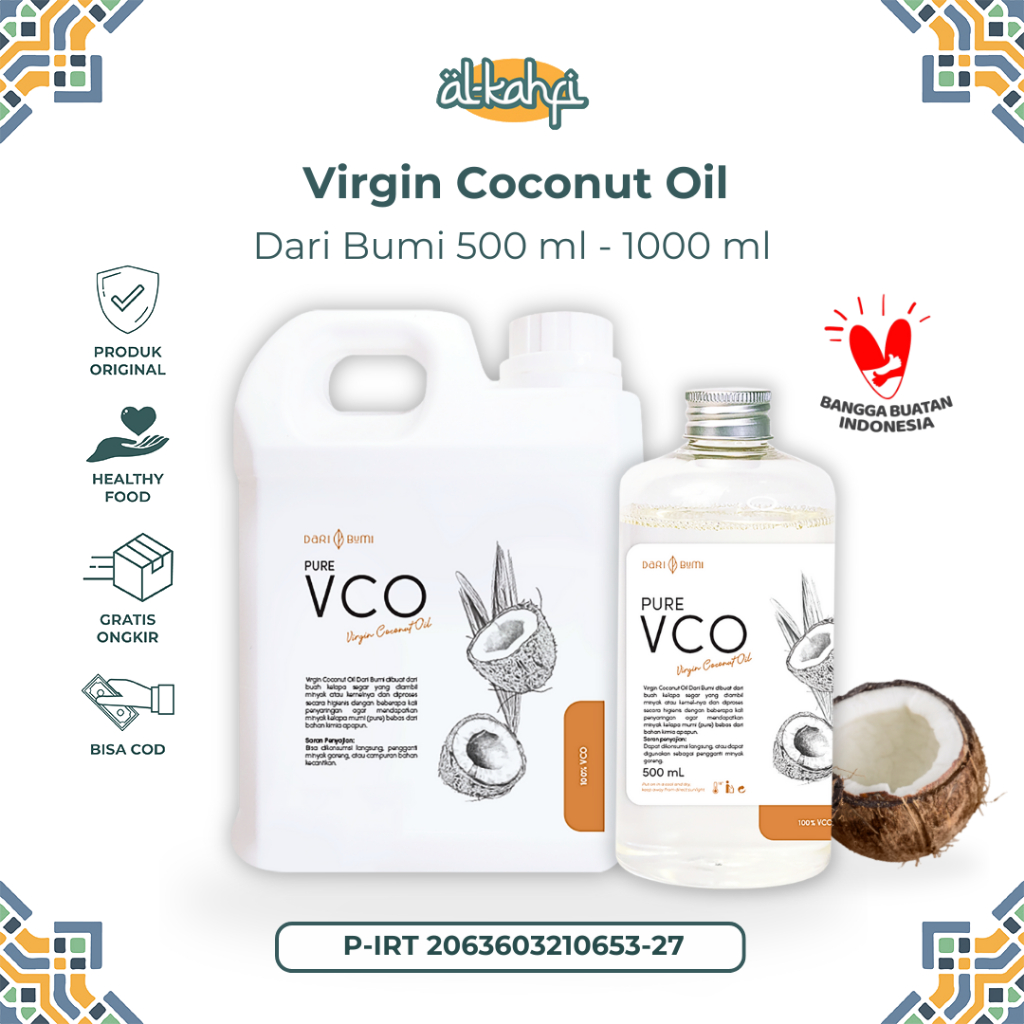 

VCO | Virgin Coconut Oil 1 Liter - Dari Bumi Minyak kelapa Murni
