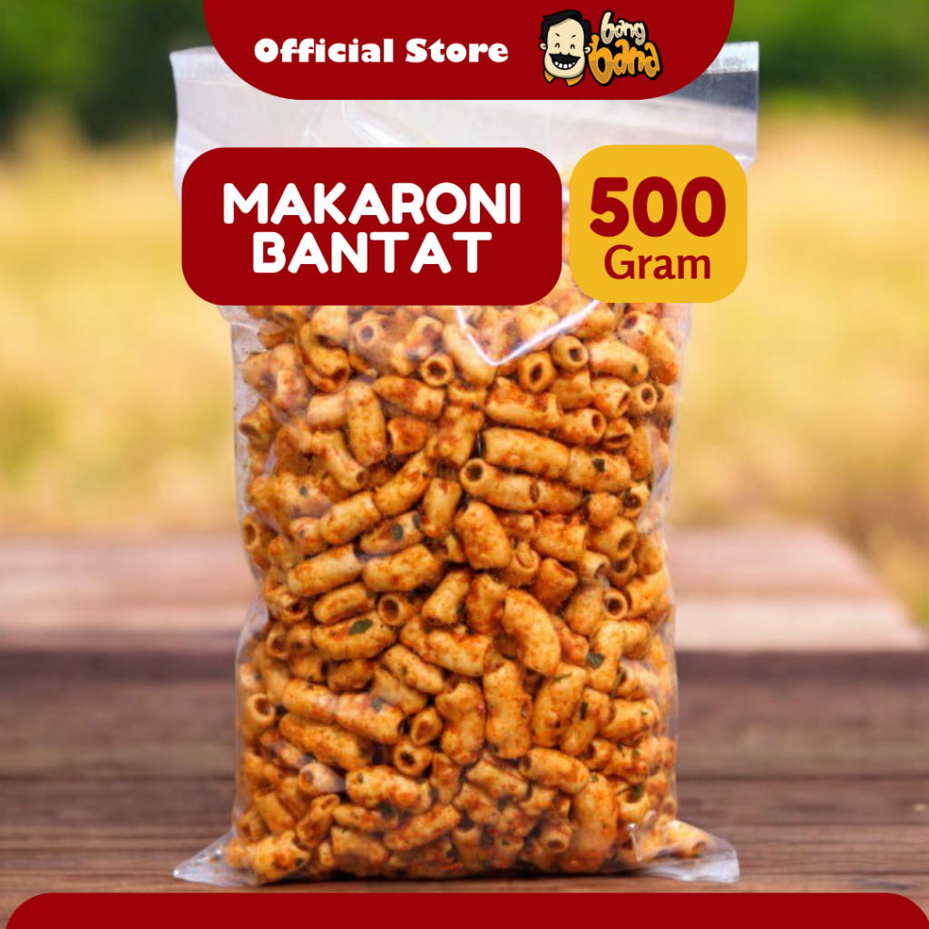 

Makaroni Bantat Pedas Gurih Kemasan 500 Gram