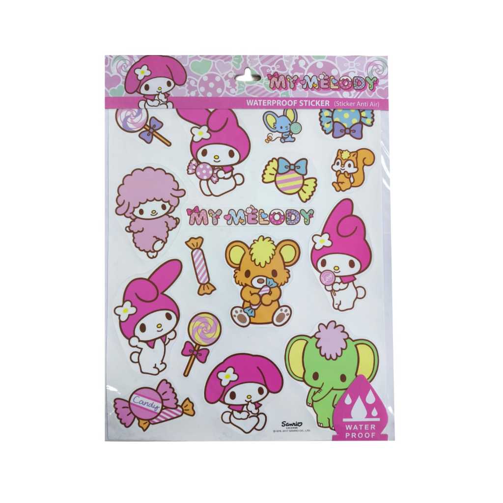 

Sticker waterproof Original karakter mickey, my melody, frozen, hello kitty