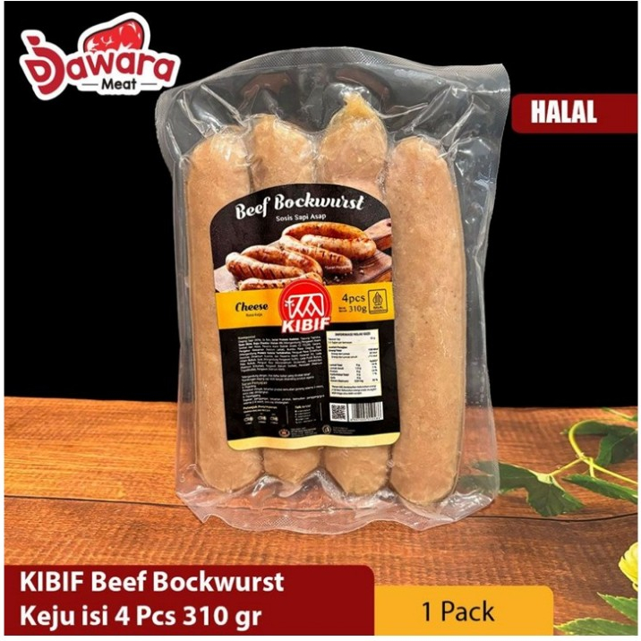 

KIBIF Bockwurst Keju 4pcs 310gr