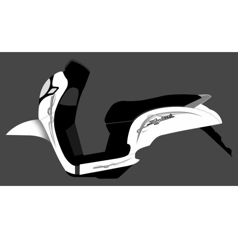 STRIPING TRANSPARAN SCOOPY 2018 DESAIN STYLISH SIMPLE