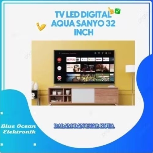 Tv Led Digital Aqua sanyo 32 inch