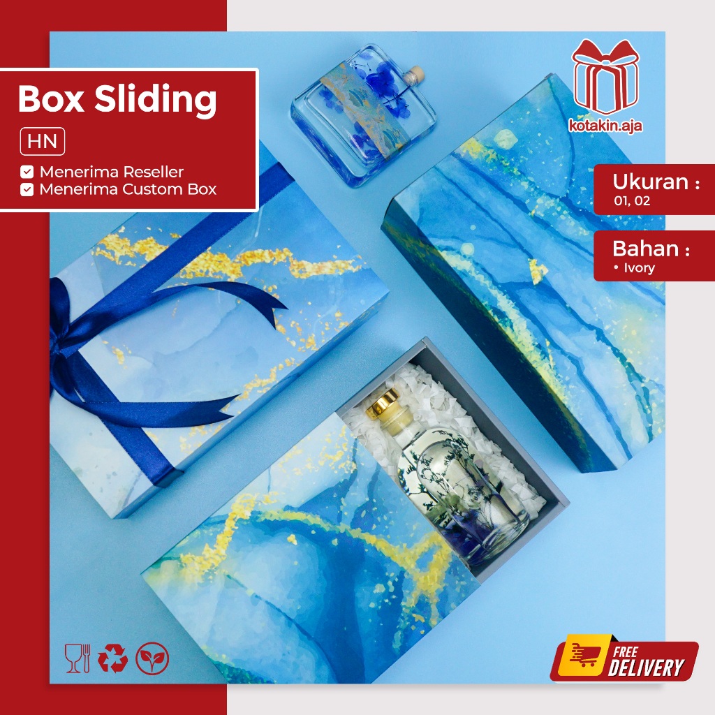 

Box Kue Kering / Kotak Kue / Box Hampers / Kotak Souvenir / Box Toples Kue I HN01-HN02