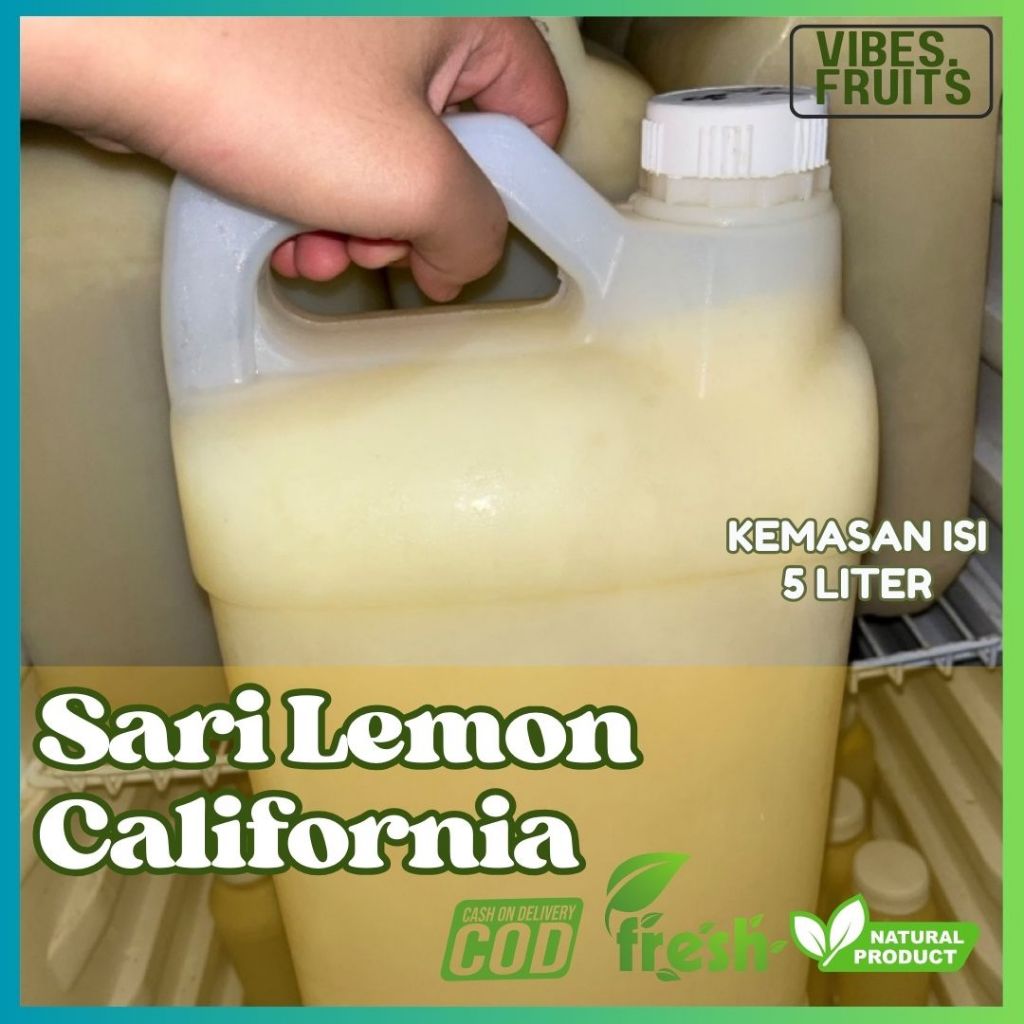 

Sari Lemon / Sari Nipis / Lemon Juice / Lime Juice 5 Liter