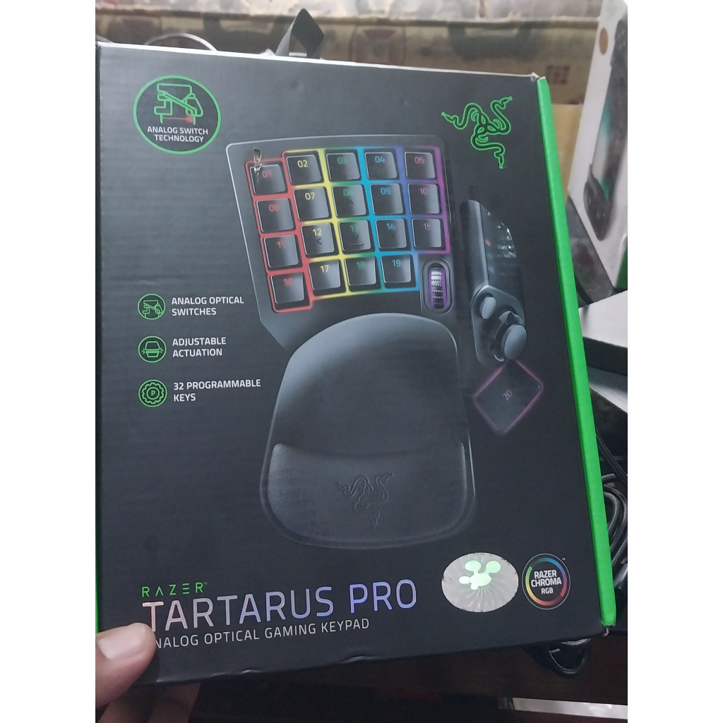 Analog Optical Switch Keypad Razer Tartarus Pro Black  Seken