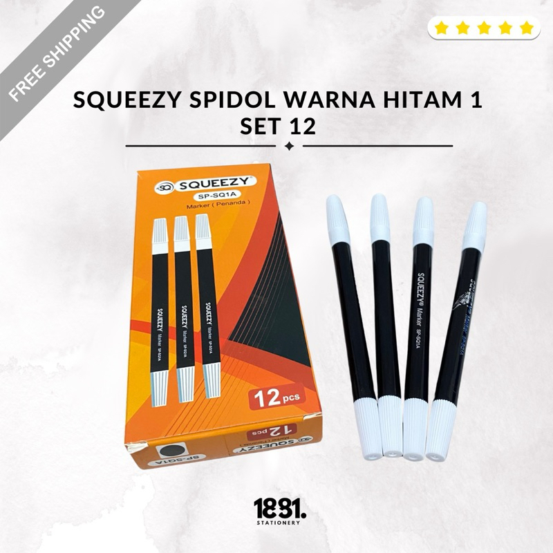 

Squeezey SP-SQ1A Marker (Penanda) Set 12 Pcs