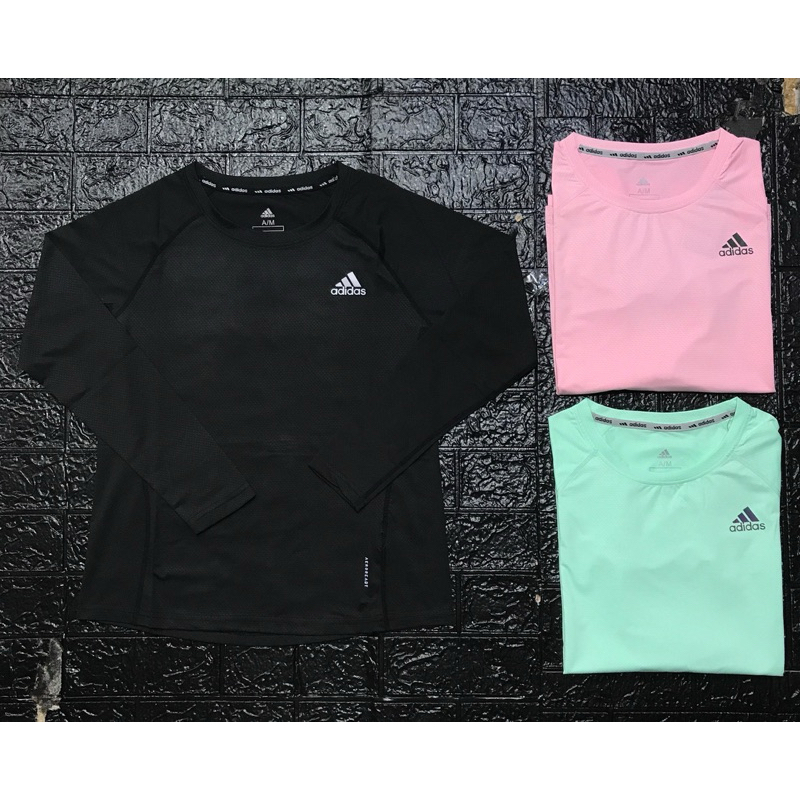 KAOS LENGAN PANJANG WANITA IMPORT ADIDAS RUNNING OLAHRAGA