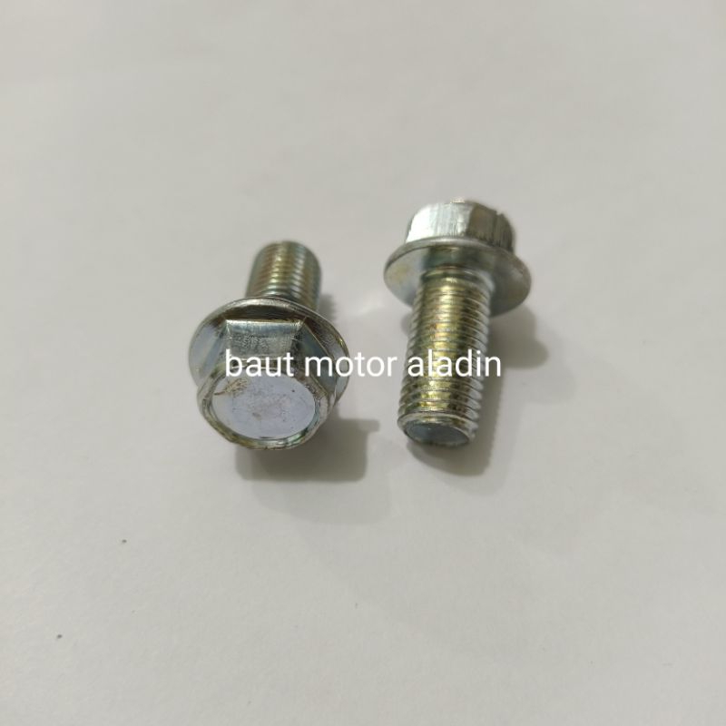 Baut Topi/Flange Bolt 14/M10x20mm Kunci 14