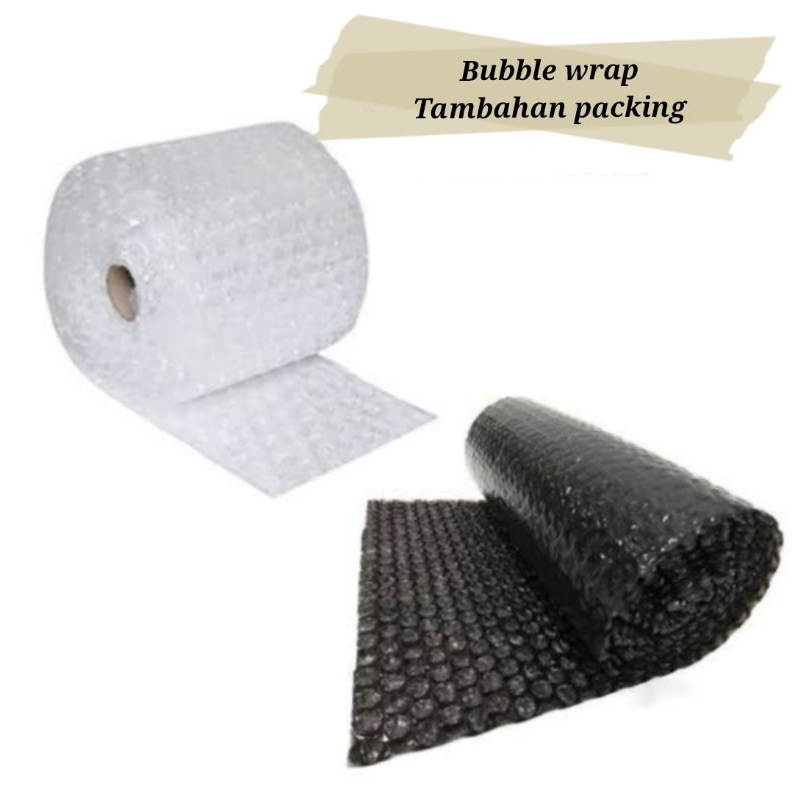 

Bubble wrap tambahan packing agar lebih aman