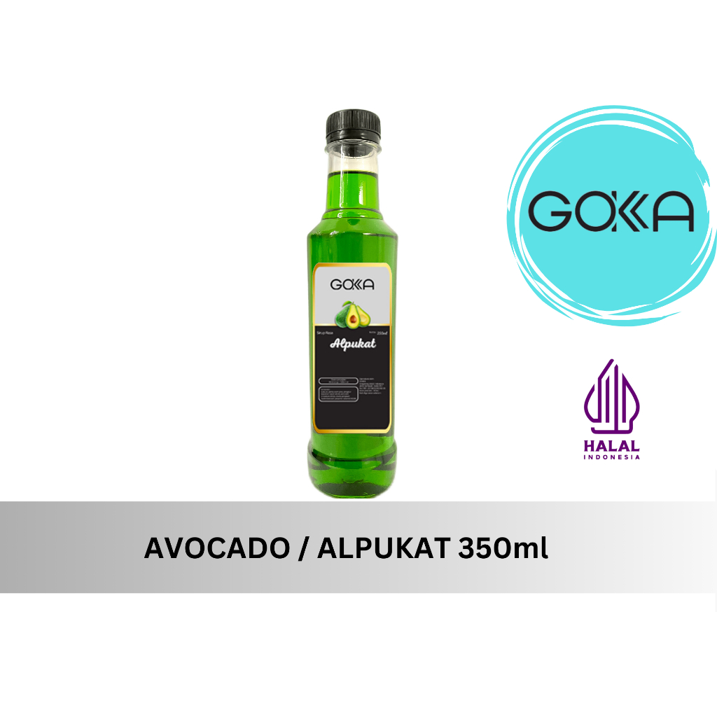 

GOKKA Sirup Minuman Rasa Alpukat 350ml Syrup