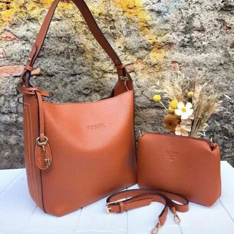 TAS WANITA KULIT JERUK KODE 110