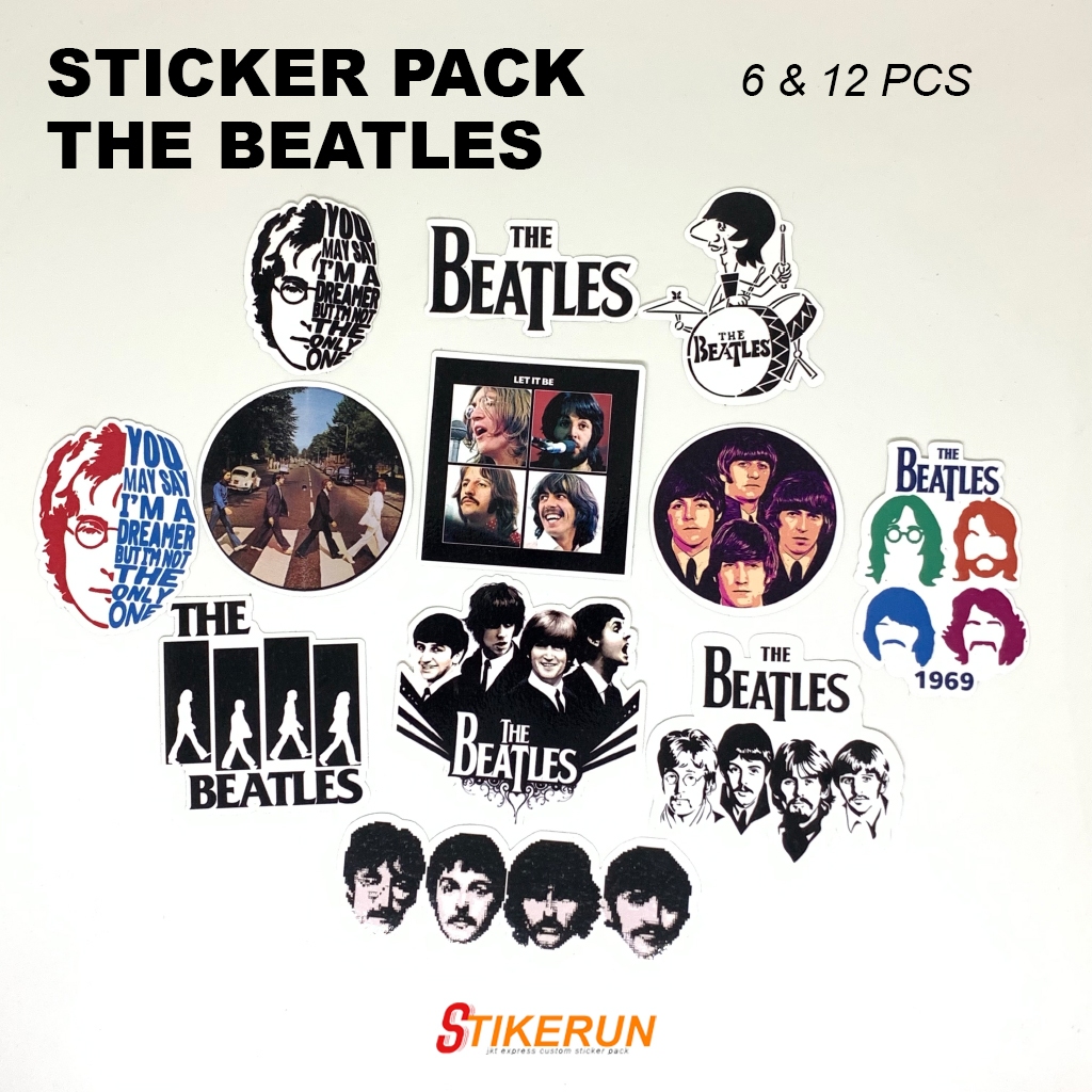 

Stiker Pack The Beatles Untuk Laptop, Tumbler, Motor dan Mobil Bahan Sticker Vinyl Anti Air