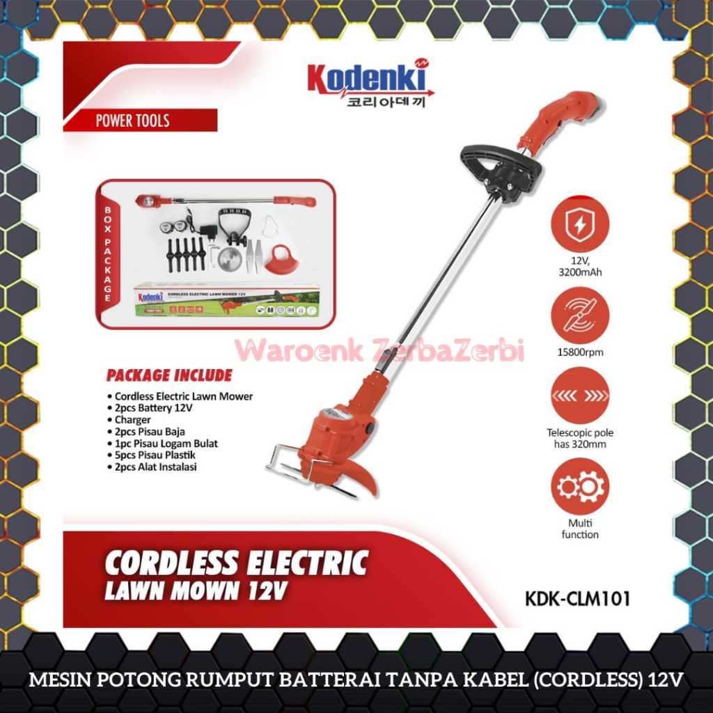ALAT MESIN PISAU GUNTING PEMOTONG POTONG GUNTING PANGKAS PEMANGKAS RUMPUT TANAMAN KEBUN BATERAI BATT