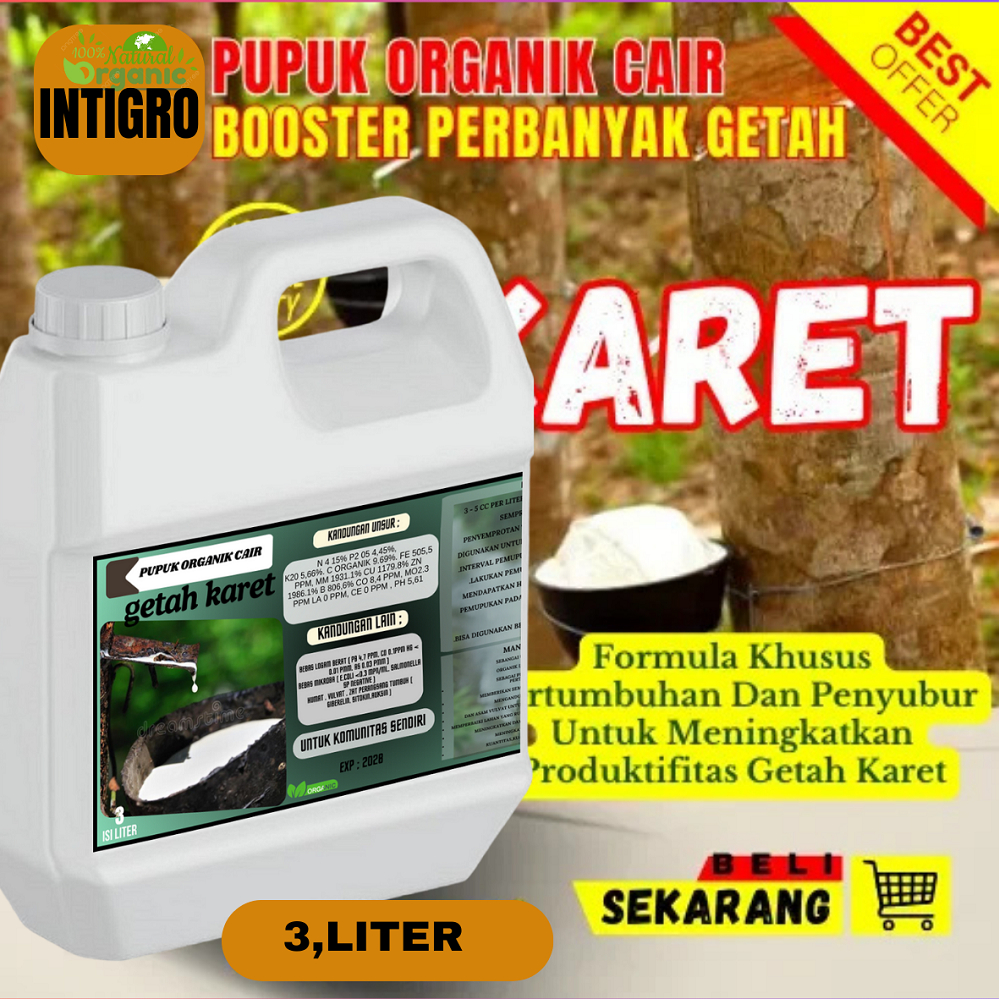 pupuk Booster Karet Pupuk Karet Mati Getah Pupuk Penderas Getah Karet Agar Bergetah Pupuk Karet