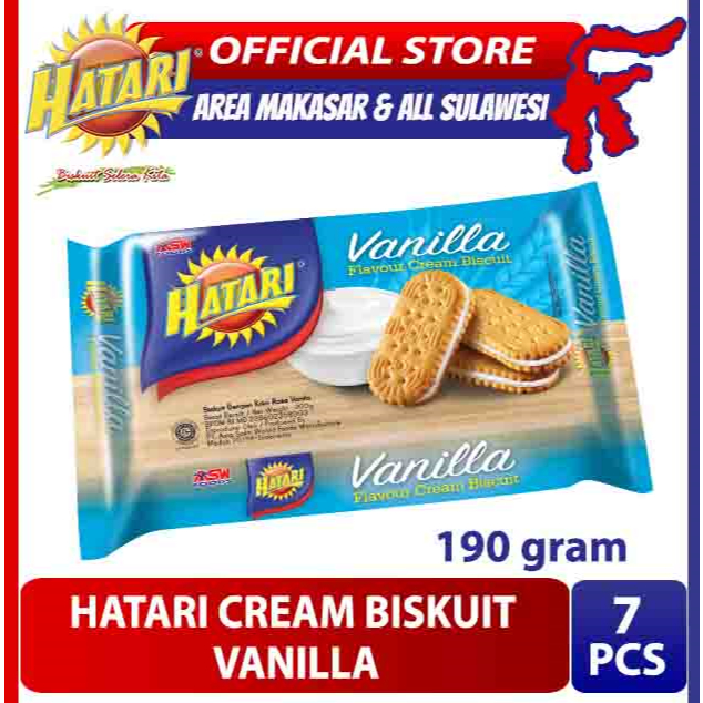 

Hatari Vanilla Cream 190 gram ( 7 Pcs ) - Banded