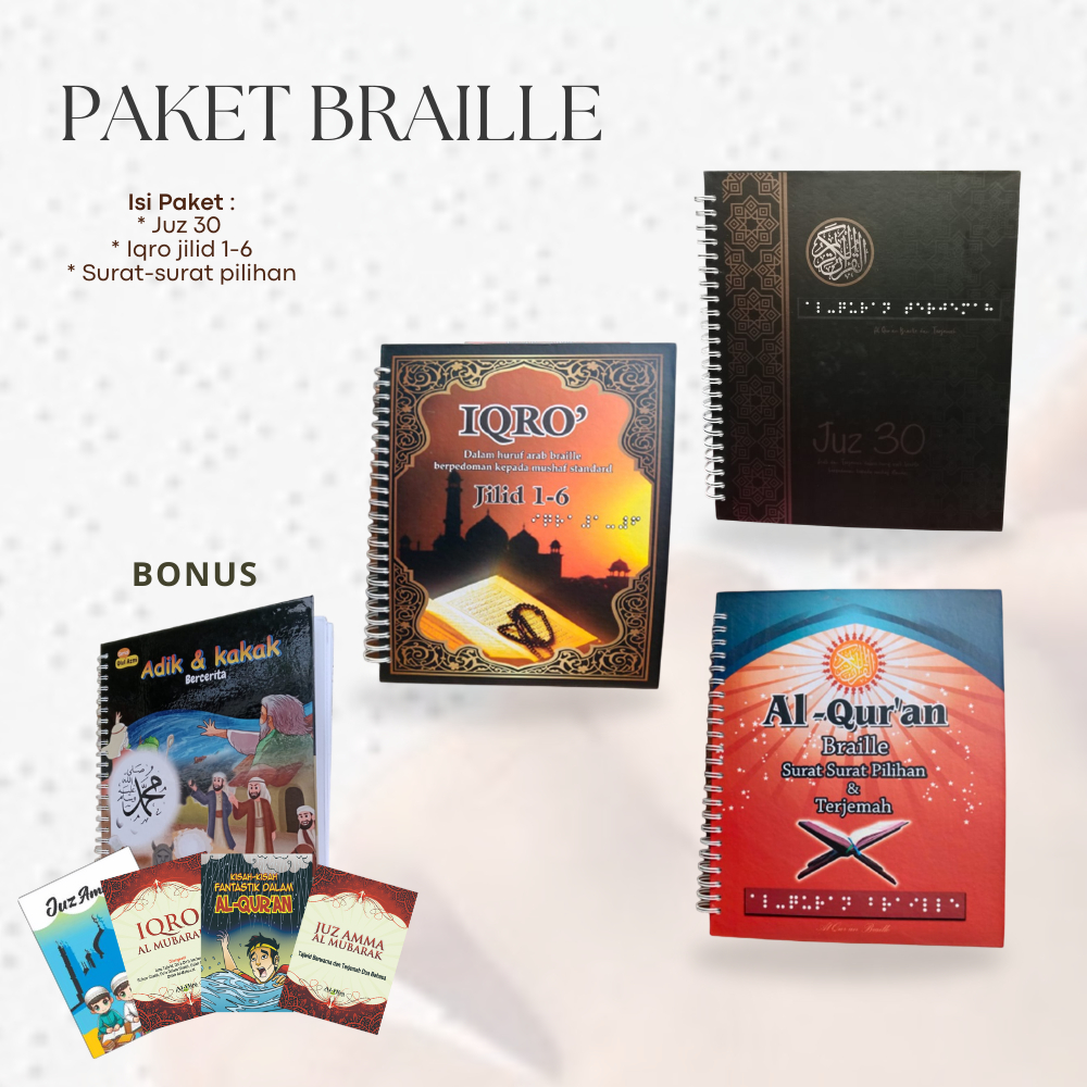 

Paket Braille Series untuk Tunanetra