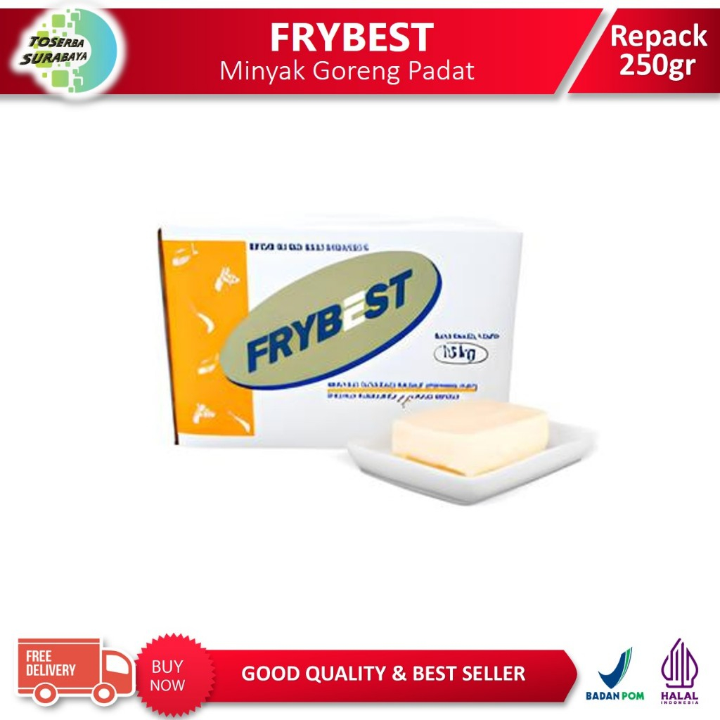 

FRYBEST Minyak Goreng Padat 250gr - Minyak Beku - Minyak Padat Frying Fat