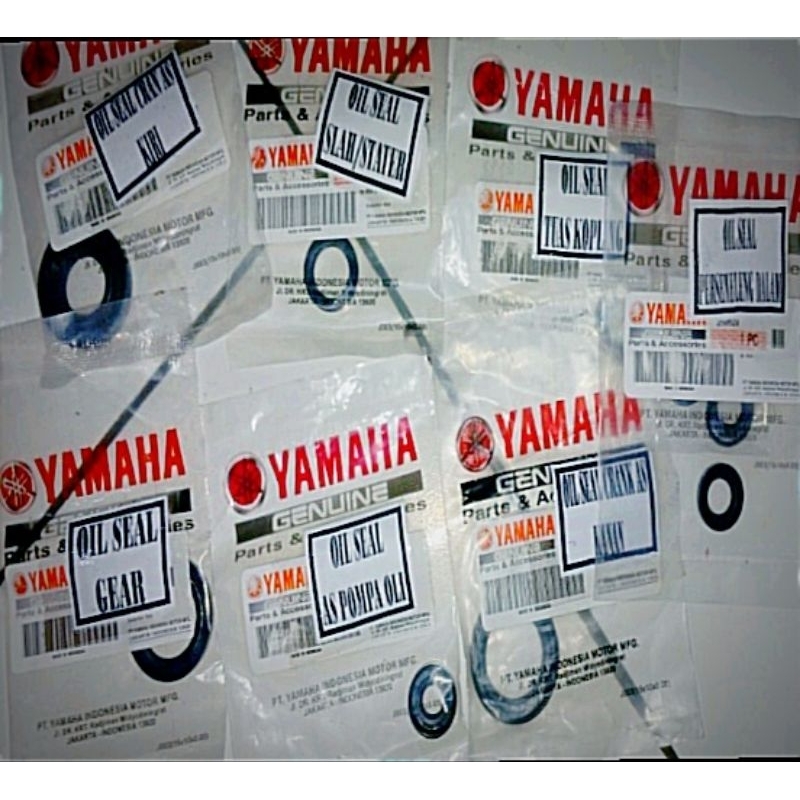 Original Sill Fullset Mesin Yamaha DT100 aplikasi DT125 Seal Krukas kanan crankcase magnet as pompa 