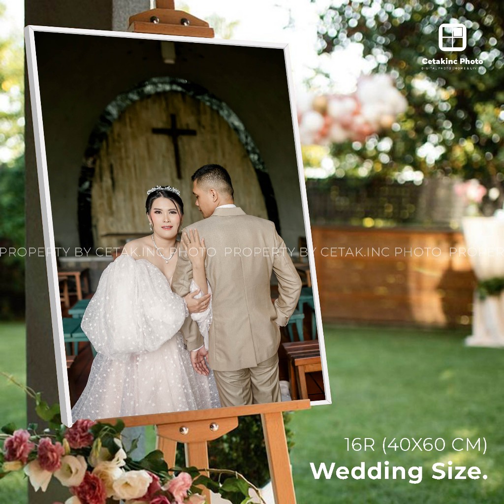 FOTO BLOK 16RP | Cetak foto bingkai premium laminating 40x60 cm