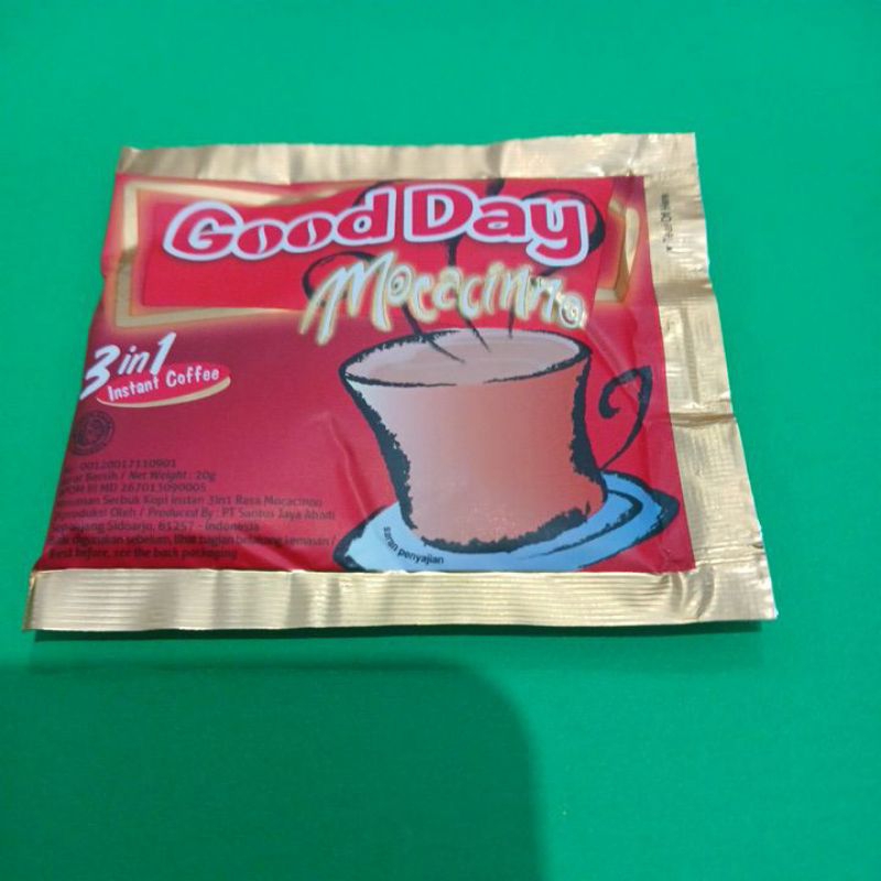 

Good Day Mocacinno 3 in 1 Instant Coffee per pcs
