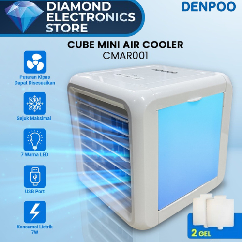 Mini Air Cooler DENPOO CMAR001 / Air Cooler Mini Portable Cube