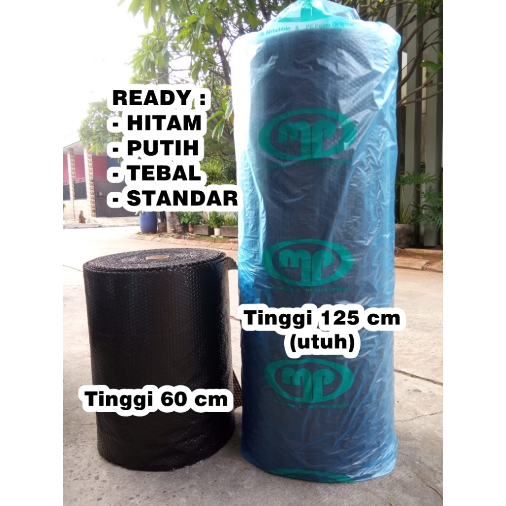 

[W11] INSTAN Bubblewrap Potongan Separo 60 cm x 50 meter Bubble Wrap 60x50 Babel Upack Muliapack 1/2
