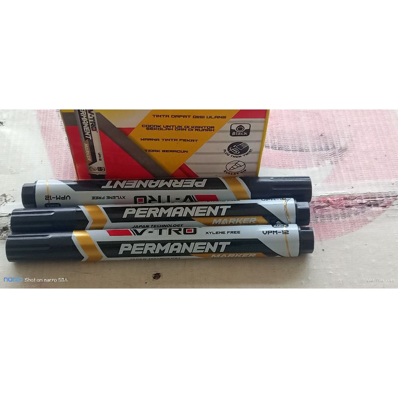 

Permanent Marker V-TRO UPLAN Black
