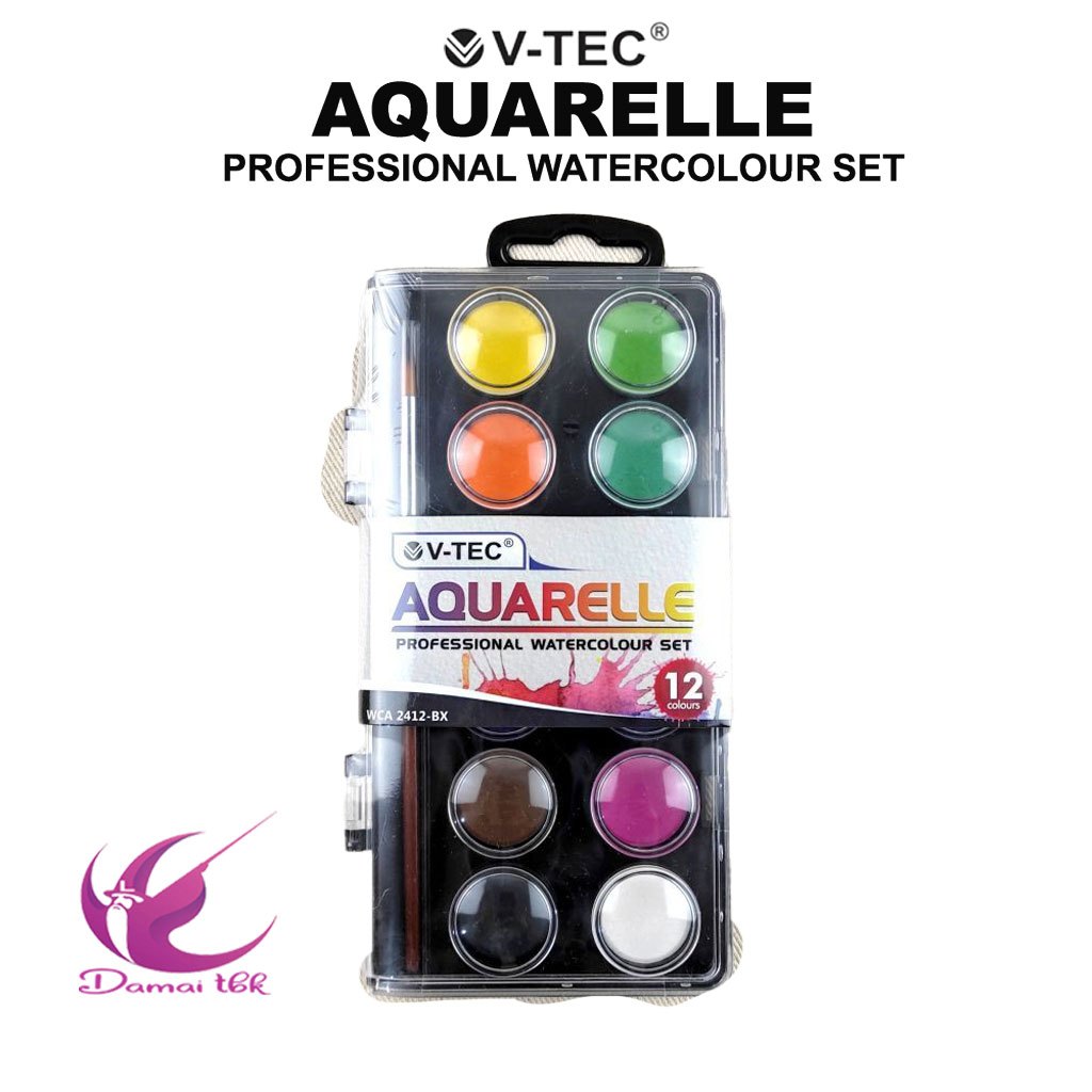 

Cat Air V-TEC Aquarelle 12 Warna