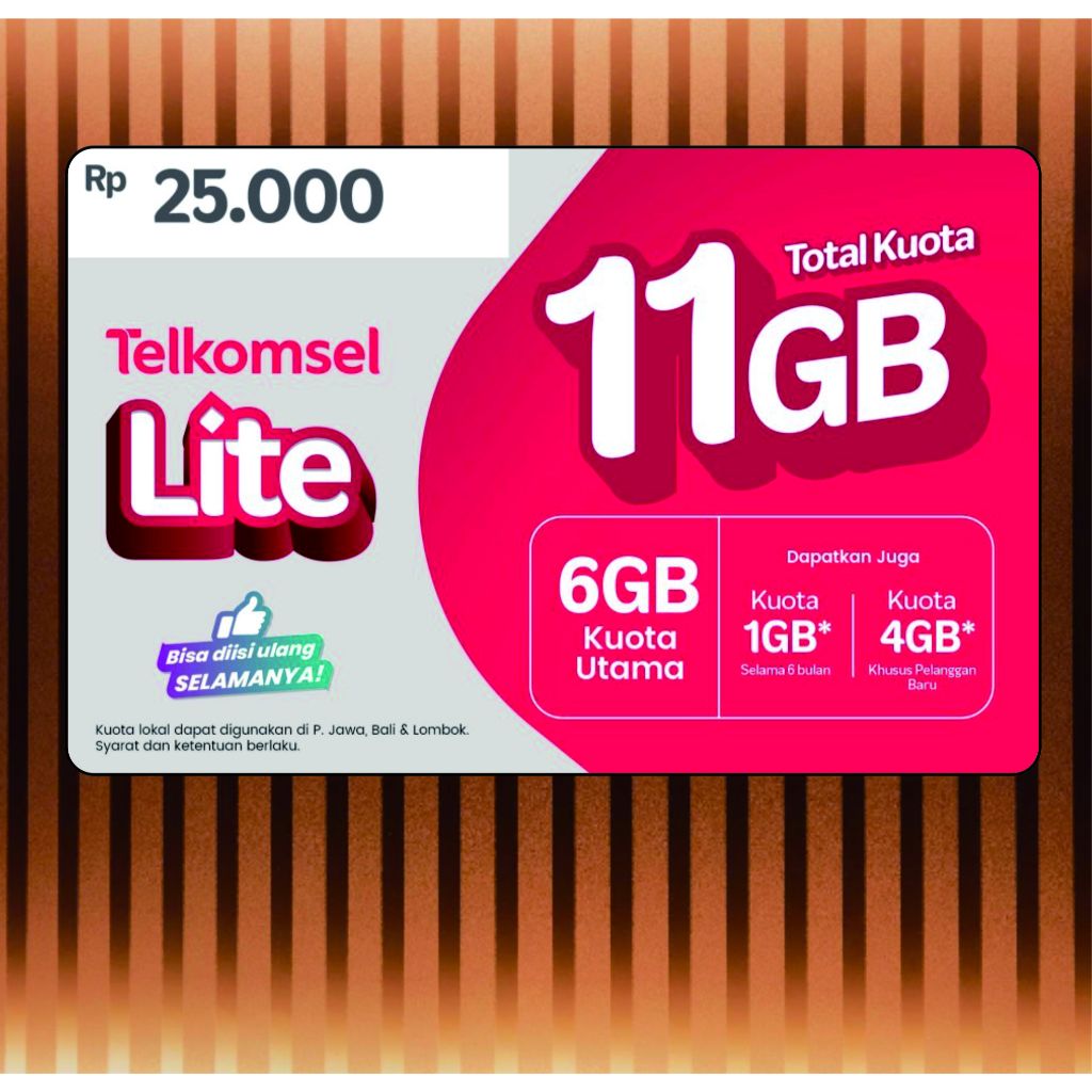 PERDANA TELKOMSEL  6 GB