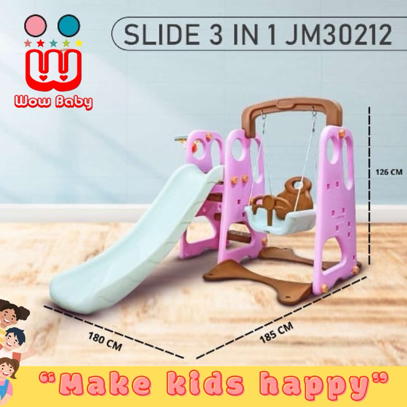 JM PEROSOTAN SLIDE ( 3 IN 1 ) JM-30212 Perosotan Mainan Anak