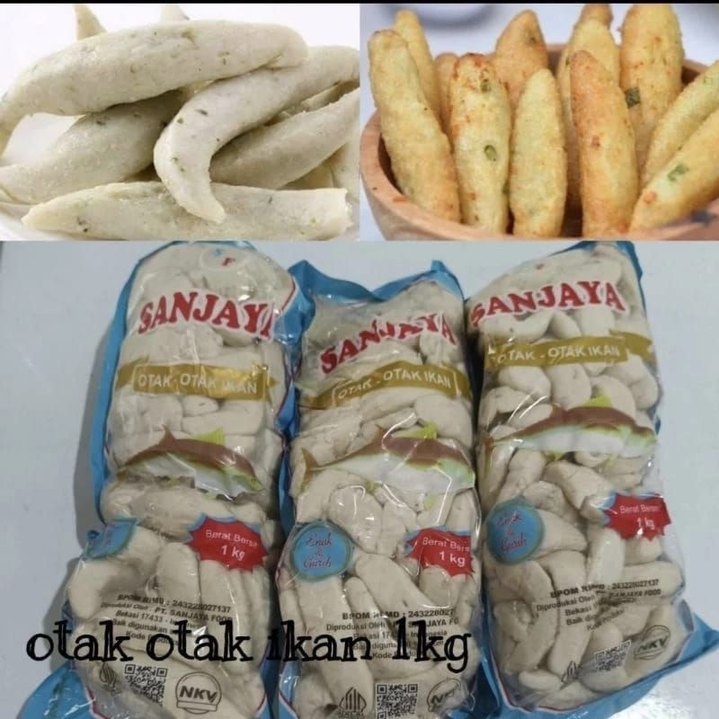 

otak-otak ikan sanjaya/ otak-otak bara/ otak-otak 1kg / otak-otak polos