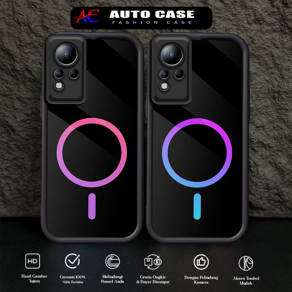 Softcase Glass kaca untuk INFINIX NOTE 11 NOTE 11 NFC NOTE 12 LGH Casing Handphone Case Hp Procamera