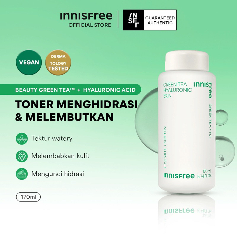 INNISFREE TONER GREEN TEA (NEW SEGEL)
