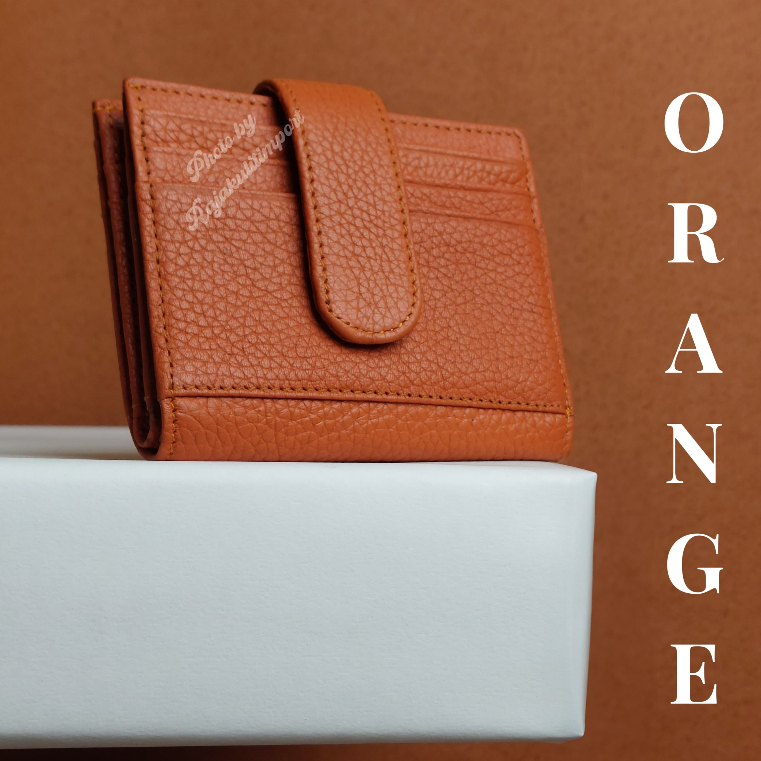 C.A.R.D WALLET SERIES ORANGE - DOMPET KARTU-DOMPET WANITA-DOMPET LIPAT-DOMPET KARTU WANITA-DOMPET LI